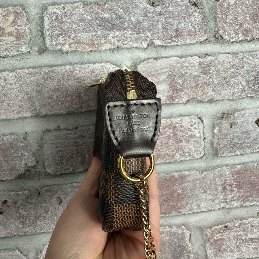 Louis Vuitton mini pochette damier ebene - Picture 10 of 14